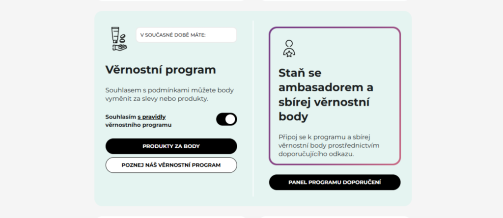 Doporučovací program Cosibella