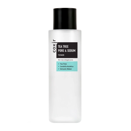 Coxir - Tea Tree Pore & Sebum Toner - Seboregulační pleťové tonikum se zeleným čajem