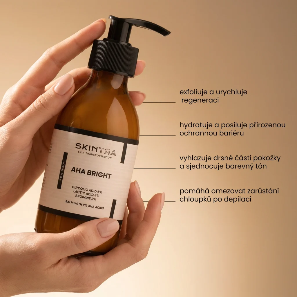 SkinTra - AHA Bright - Balzám s AHA kyselinami 9 %