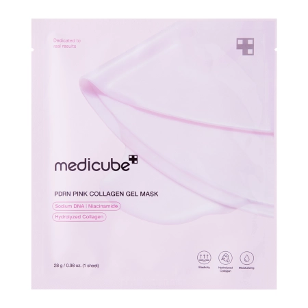 Medicube - PDRN Pink Collagen Jelly Gel Mask - Zpevňující hydrogelová maska na obličej