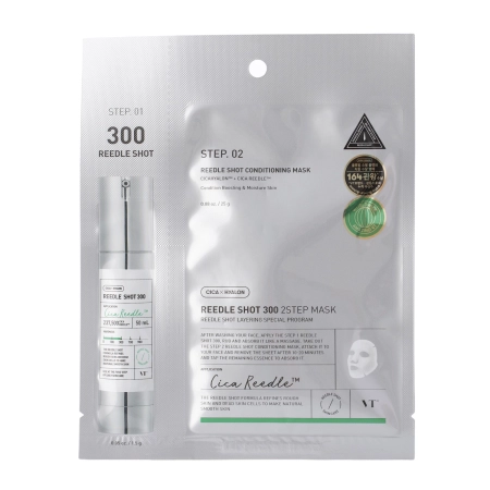 VT Cosmetics - Reedle Shot 300 2Step Mask - Zpevňující pleťová maska v plátýnku