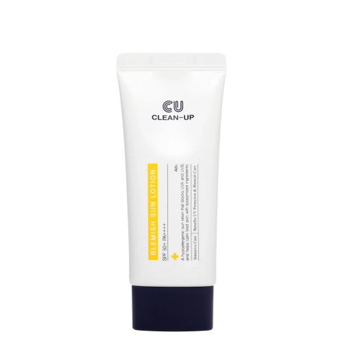 CUSKIN - Clean Up Blemish Sun Lotion SPF50+/PA++++ - Opalovací krém na obličej - 60 ml