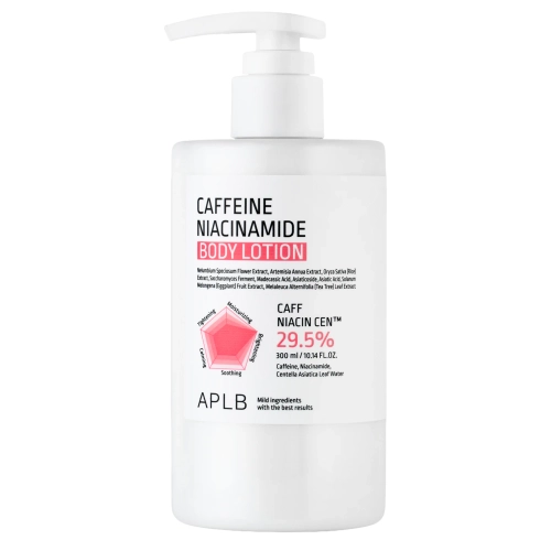 APLB - Caffeine Niacinamide Body Lotion - Zpevňující a modelující tělový balzám s kofeinem a niacinamidem - 300 ml