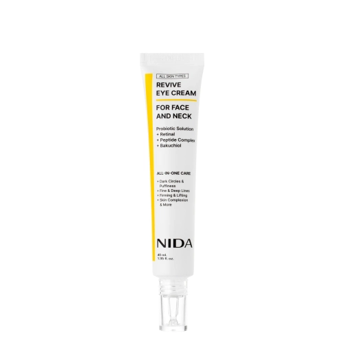 NIDA - Revive Eye Cream for Face and Neck - Revitalizační krém pod oči na obličej a krk - 40 ml
