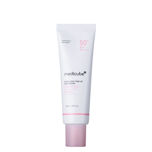 Medicube - PDRN Pink Tone Up Sun Cream SPF50+ PA++++ - Rozjasňující opalovací krém - 50 ml