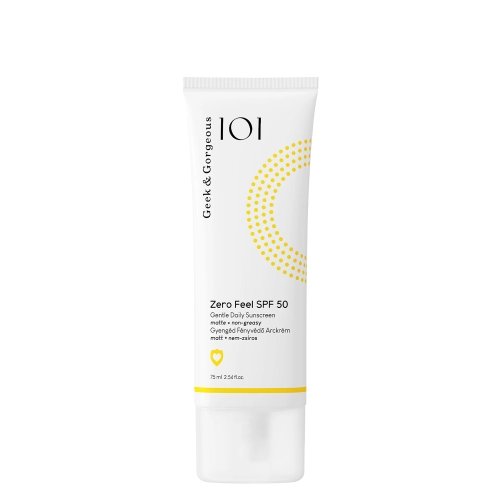 Geek&Gorgeous - Zero Feel SPF50 - Neviditelný opalovací krém SPF50 - 75 ml