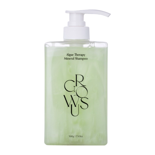 GROWUS - Algae Therapy Mineral Shampoo - Exfoliační a zklidňující šampon na vlasy a vlasovou pokožku - 500 g