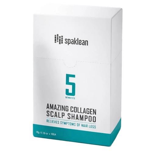 Spaklean - Amazing Collagen Scalp Shampoo - Šampon na vlasy s kolagenem - 10x10ml