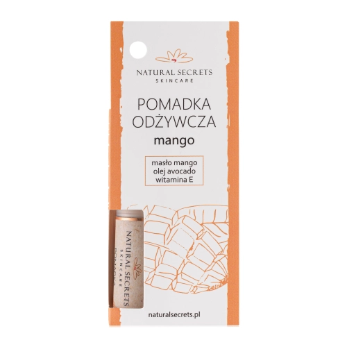 Natural Secrets - Balzám na rty - Mango - 3,5 g