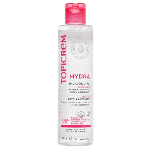 Topicrem - Hydra+ Gentle Micellar Water - Jemná micelární voda - 200 ml