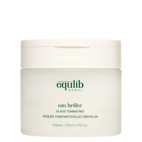 Equlib - Eau Briller Glass Toning Pad - Hydratační tonizační tamponky na obličej - 100 ks/200 ml