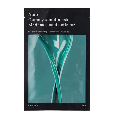 Abib - Gummy Sheet Mask Madecassoside Sticker - Hydratační textilní maska - 27 ml
