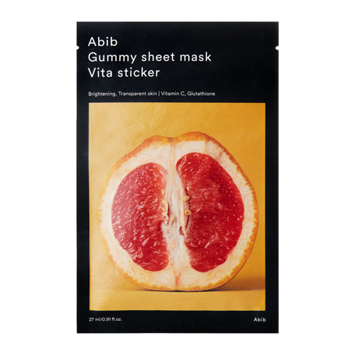 Abib - Gummy Sheet Mask Vita Sticker - Rozjasňující maska - 27 ml