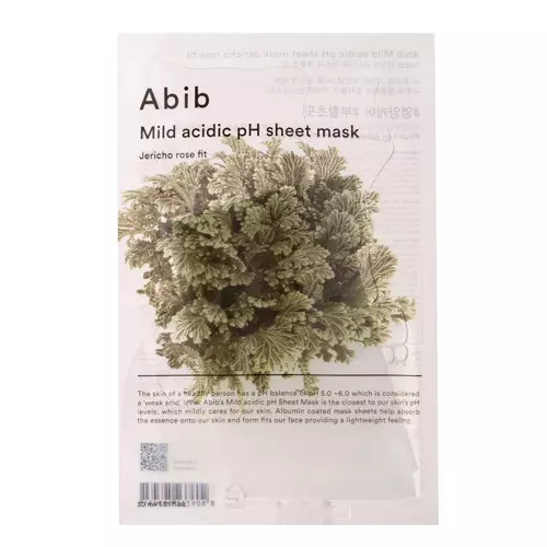 Abib - Mild Acidic pH Sheet Mask Jericho Rose Fit - Jemná hydratační plátýnková maska - 30 ml