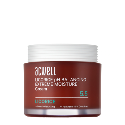 Acwell - Licorice pH Balancing Extreme Moisture Cream - Intenzivní hydratační krém na obličej - 55 ml