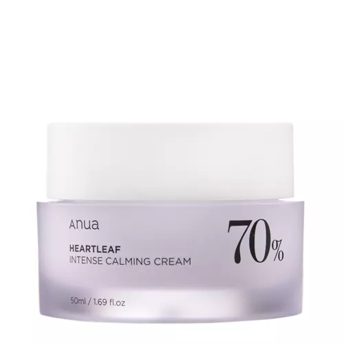 Anua - Heartleaf 70% Intense Calming Cream - Zklidňující krém s extraktem z toulně srdčité - 50 ml