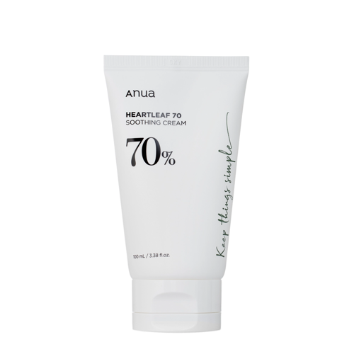 Anua - Heartleaf 70% Soothing Cream - Zklidňující pleťový krém s toulní srdčitou - 100 ml