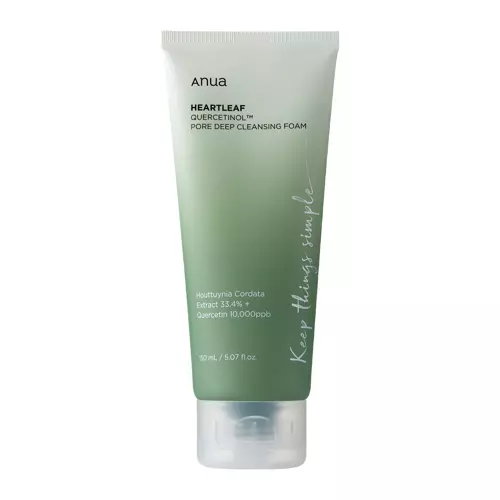 Anua - Heartleaf Quercetinol Pore Deep Cleansing Foam - Hloubkově čisticí pěna na obličej - 150 ml