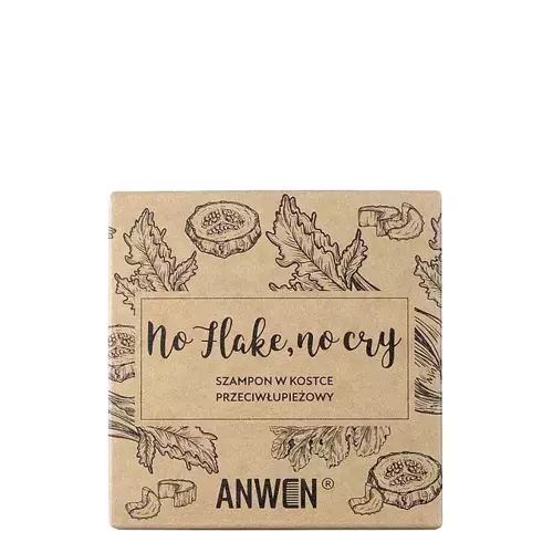 Anwen - No Flake, No Cry - Tuhý šampon proti lupům - plechové balení - 75 g