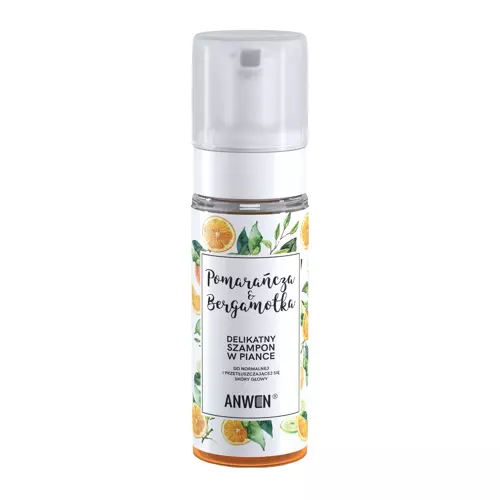 Anwen - Pomeranč a bergamot - Jemný pěnový šampon - 170 ml