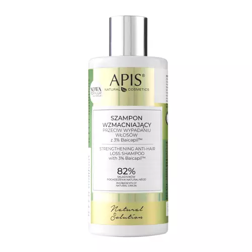 Apis - Natural Solution - Posilující šampon proti vypadávání vlasů s 3% Baicapil™ - 300 ml