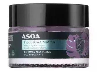 Asoa -  Pleťová maska - fialový jíl - 50 ml