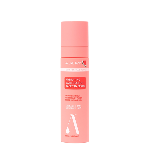 Azure Tan - Hydrating Watermelon Face Tan Spritz - Pleťová mlha pro postupné opalování obličeje - 100 ml