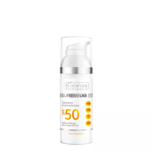 Bielenda Professional - Supremelab - Sun Protect - Sun Protective Face Cream SPF50 - Saténový ochranný krém SPF 50 - 50 ml