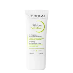 Bioderma - Sebium Sensitive - Zklidňující krém pro aknózní pleť - 30 ml