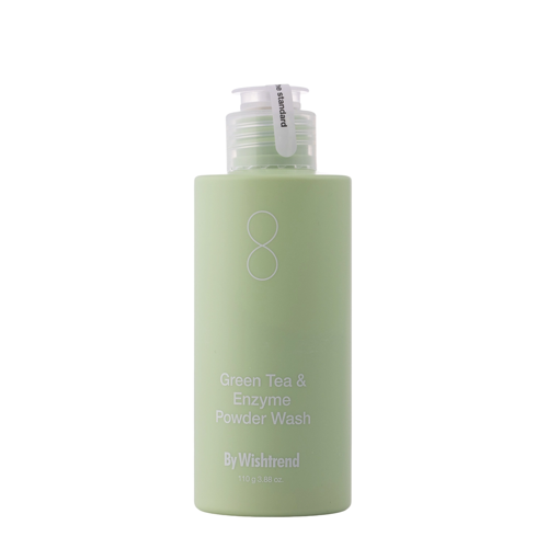 By Wishtrend - Green Tea & Enzyme Powder Wash - Prášek na mytí obličeje se zeleným čajem a enzymy - 110 g