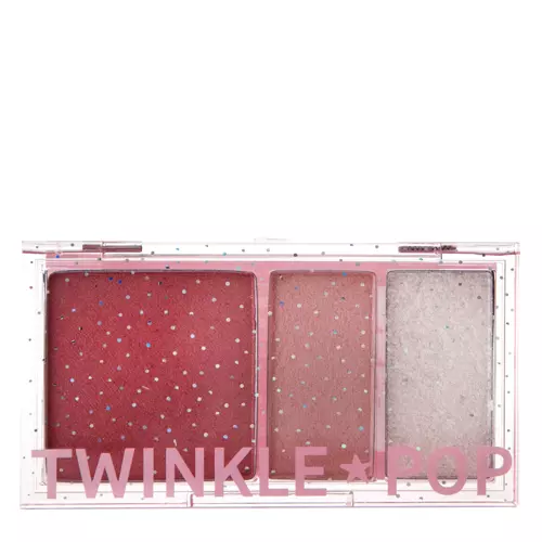CLIO - TWINKLE POP Face Flash Palette - 02 Oh! Pink-Full - Rozjasňující paletka na obličej - 5,6 g