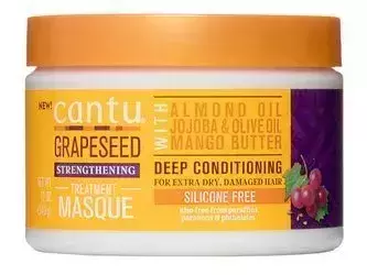 Cantu - Grapeseed - Strengthening Treatment Masque - Posilující maska na vlasy s hroznovým olejem - 340 g