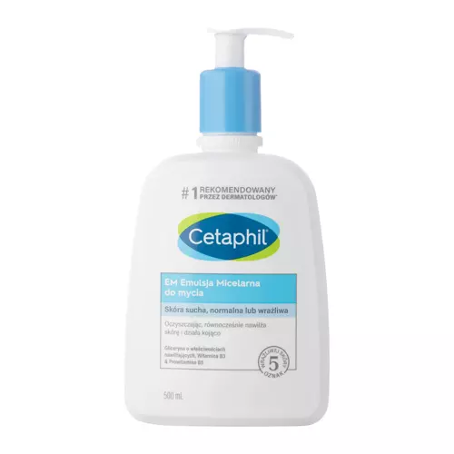 Cetaphil - EM - Micelární emulze na mytí obličeje - 500 ml