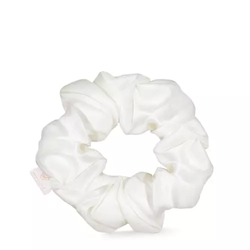Crystallove - Silk Scrunchie - Ivory - Gumička z přírodního hedvábí - 1 ks