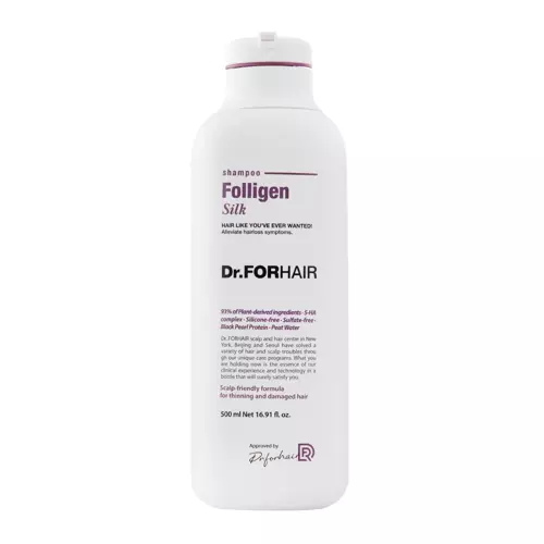 Dr.Forhair - Folligen Silk Shampoo - Posilující šampon pro poškozené vlasy - 500 ml