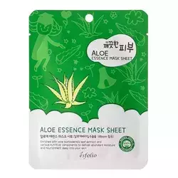 Esfolio - Pure Skin Aloe Essence Mask Sheet - Textilní maska s aloe vera - 25 ml