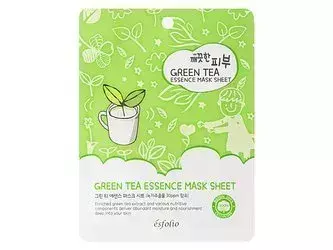 Esfolio - Pure Skin Green Tea Essence Mask Sheet - Textilní maska se zeleným čajem - 25 ml