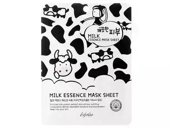 Esfolio - Pure Skin Milk Essence Mask Sheet - Textilní maska s mléčnými bílkovinami - 25 ml