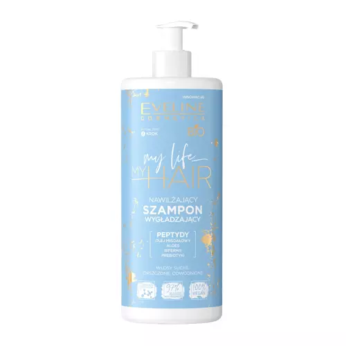 Eveline Cosmetics - My Life My Hair - Hydratační a vyhlazující šampon s peptidy - 400 ml