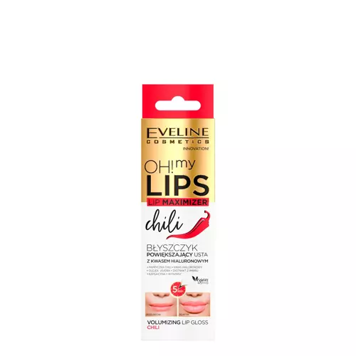 Eveline Cosmetics - Oh! My Lips - Lip Maximizer - Lesk opticky zvětšující rty - chilli - 4,5 ml