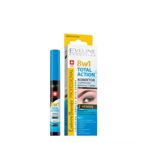 Eveline Cosmetics - Total Action - Gel postupně zbarvující obočí - 10 ml
