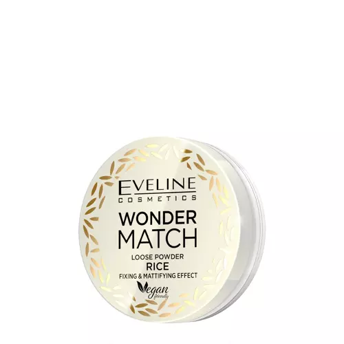 Eveline Cosmetics - Wonder Match - Sypký rýžový pudr s fixačním a matujícím účinkem - 6 g