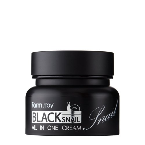 Farmstay - Black Snail All-In-One Cream - Revitalizační krém na obličej a dekolt s filtrátem šnečího slizu - 100 ml