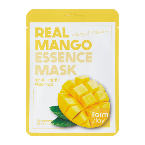 Farmstay - Real Mango Essence Mask - Vyhlazující plátýnková maska s extraktem z manga - 23 ml