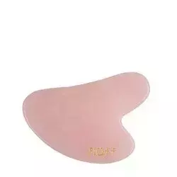 Fluff - Kámen Gua Sha - Růžový křemen