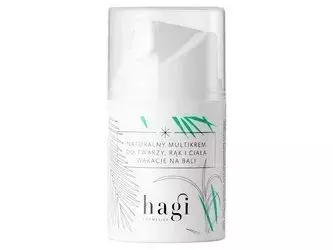 Hagi - Přírodní multifunkční krém na obličej, ruce i tělo - Prázdniny na Bali - 50 ml