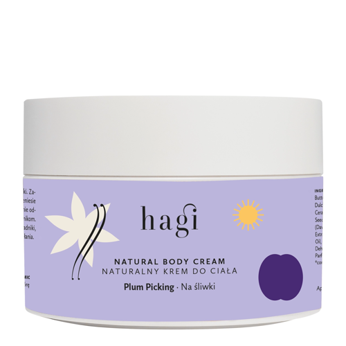 Hagi - Švestková sezóna - Natural Body Cream - Přírodní tělový krém - 200 ml