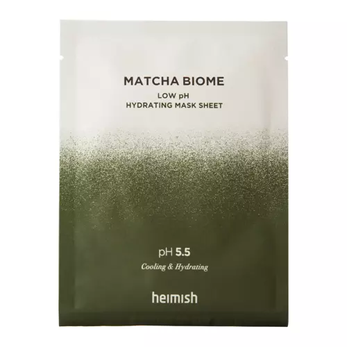 Heimish - Matcha Biome Low pH Hydrating Mask Sheet - Zklidňující plátýnková maska s probiotiky - 30 ml