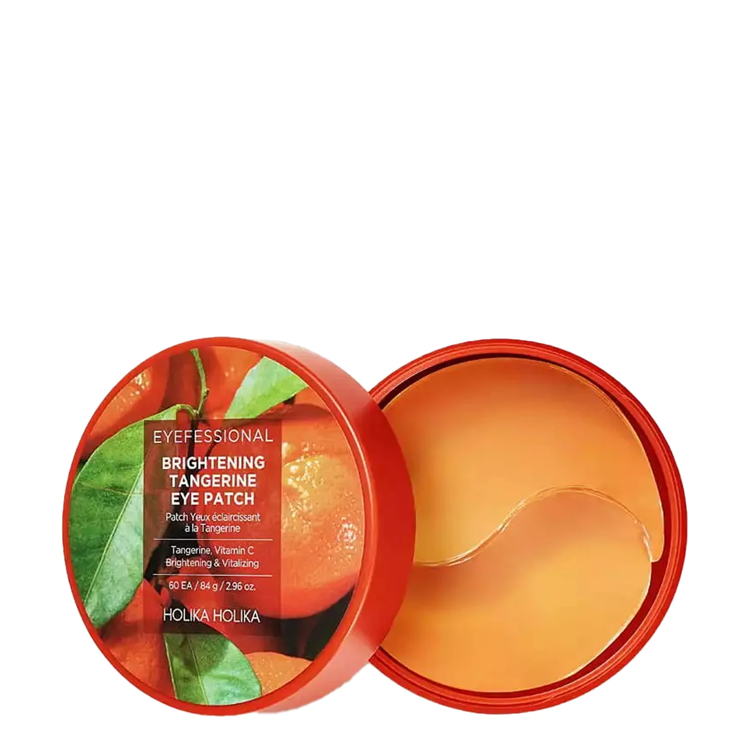 Holika Holika - Eyefessional Brightening Tangerine Eye Patch  - Hydrogelové náplasti pod oči - 60 ks / 84 g