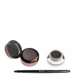 Ibra Makeup - Eyebrow Pomade & Powder - Brown - Pomáda a fixační stín na obočí - 7 g